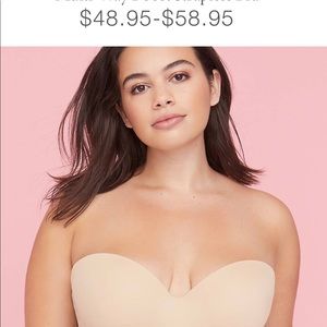 2 Lane Bryant Cacique Strapless Multiway bra 38DDD